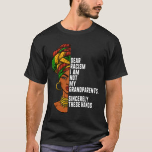 人種差別親愛私は私の祖父母ではなくフェミニストの世界 Tシャツ
