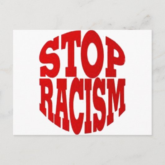 人種差別 ポストカード (正面)