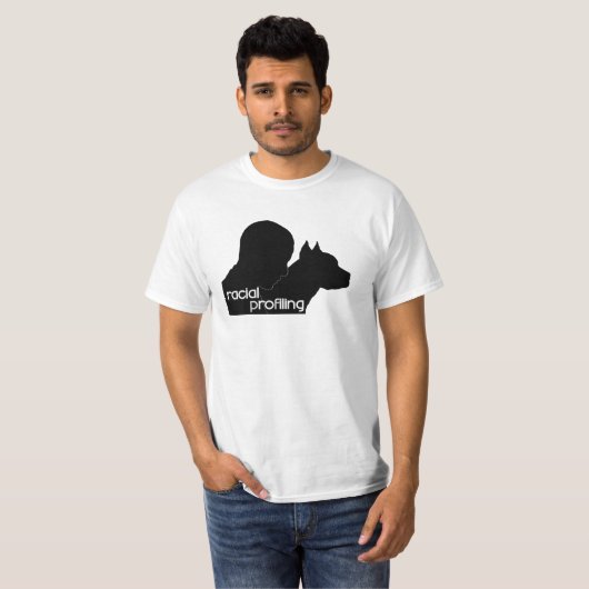 人種的な側面図を描くことは差別、BSLです Tシャツ (正面フル)