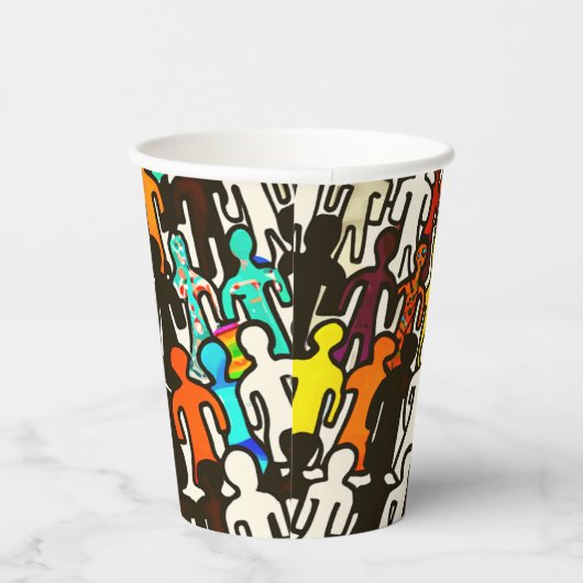 人種的平等 紙コップ (右)