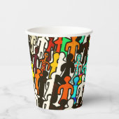 人種的平等 紙コップ (正面)