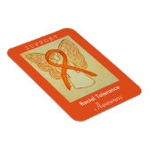 人種耐性認識度リボンエンジェルマグネット マグネット (右側)