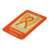 人種耐性認識度リボンエンジェルマグネット マグネット (左側)