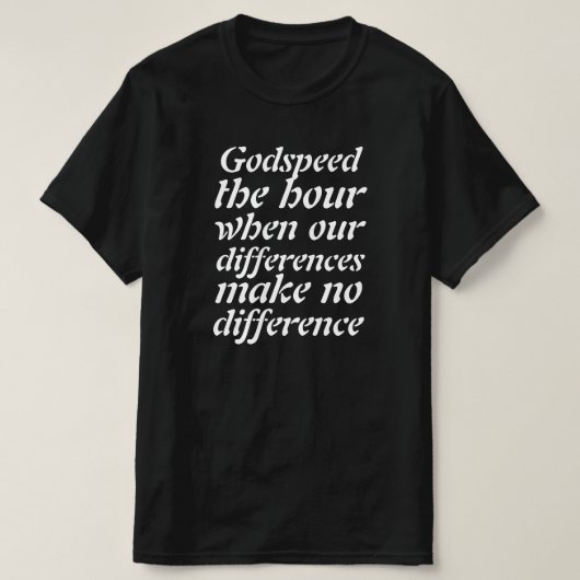人種関係と人間の平等 Tシャツ (デザイン正面)