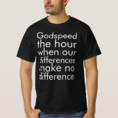 人種関係と人間の平等 Tシャツ (正面)