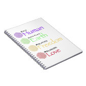 人種：人間発祥の地：地球の政治：自由Re ノートブック (右側)