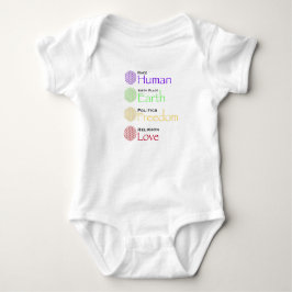 人種：人間発祥の地：地球の政治：自由Re ベビーボディスーツ