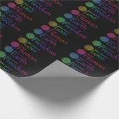 人種：人間発祥の地：地球政治：自由 ラッピングペーパー (角)