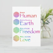 人種：人間発祥の地：地球政治：自由 招待状 (スタンド正面)
