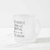 人素晴らし々のマグカップ フロストグラスマグカップ (正面右)