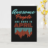 人素晴らし々は生まれ4月の誕生日 カード (黄色い花)