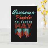 人素晴らし々は生まれ5月から5月誕生日 カード (黄色い花)