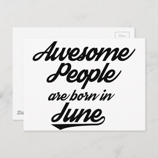 人素晴らしは生まれ六月に在り ポストカード (正面/裏面)
