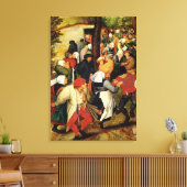 人素朴結婚々の詳細踊り キャンバスプリント (インサイチュ (リビング))