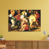 人素朴結婚々の詳細踊り キャンバスプリント (インサイチュ (リビング))