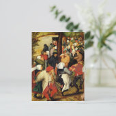 人素朴結婚々の詳細踊り ポストカード (スタンド正面)