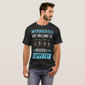 人見知りのパペット 人形劇 Tシャツ (正面フル)