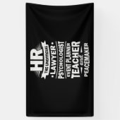 人誇りを持った事 横断幕 (縦)