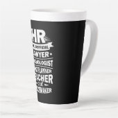 人誇りを持った材 カフェラテマグ (右アングル)