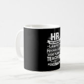 人誇りを持った材 コーヒーマグカップ (正面左)