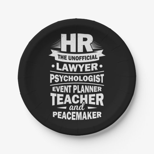 人誇りを持った材 ペーパープレート (正面)