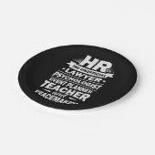 人誇りを持った材 ペーパープレート (アングル)