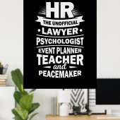 人誇りを持った材 ポスター (ホームオフィス)