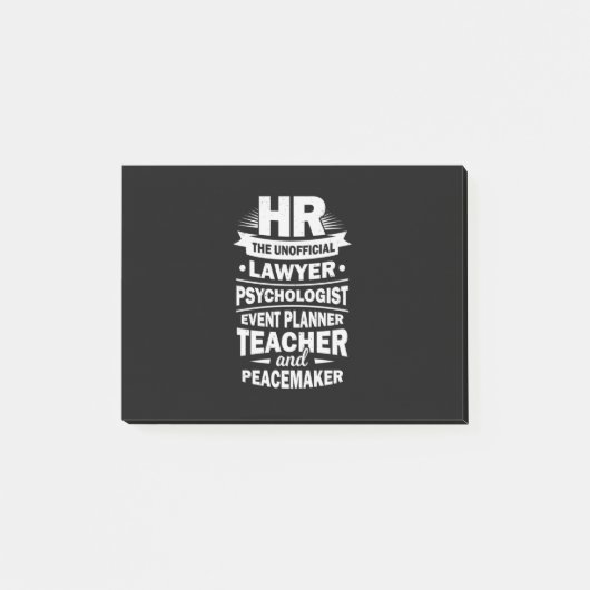 人誇りを持った材 ポストイット (正面)