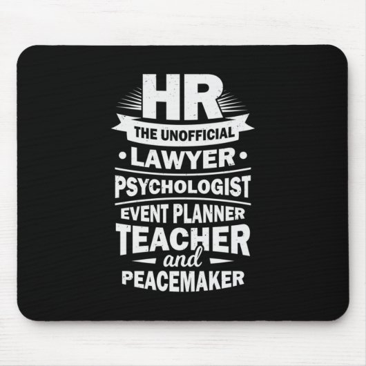 人誇りを持った材 マウスパッド (正面)