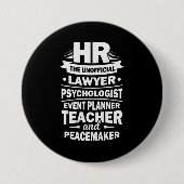 人誇りを持った材 缶バッジ (正面)