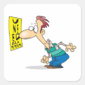 人読眼図 スクエアシール (正面)