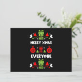 人財醜いサンタクリスマスギフト シーズンカード (スタンド正面)