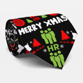 人財醜いサンタクリスマスギフト ネクタイ (ロール)