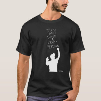 人買救のシャツ熱狂するの短剣を操る Tシャツ
