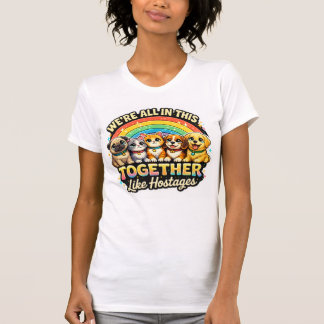 人質のようにみんな一緒にいる Tシャツ