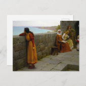 人質、c.1912年エドモンド・ブレア・レイトン ポストカード (正面/裏面)