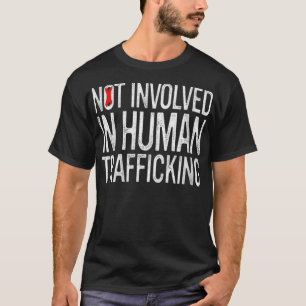 人身売買に関与しない女性VNeck Tシャツ