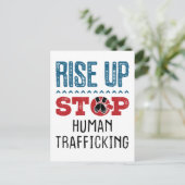 人身売買ストップを高める ポストカード (スタンド正面)
