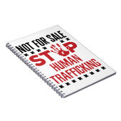 人身売買ストップ禁止 ノートブック (右側)