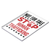 人身売買ストップ禁止 ノートブック (左側)