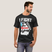 人身売買認識度グルジア州マップSil Tシャツ (正面フル)