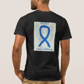 人身売買認識度リボンエンジェルシャツ Tシャツ (裏面)