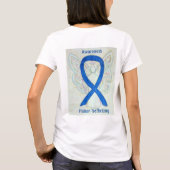 人身売買認識度リボンエンジェルシャツ Tシャツ (裏面)