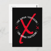 人身売買XXXを黒字化する ポストカード (正面/裏面)