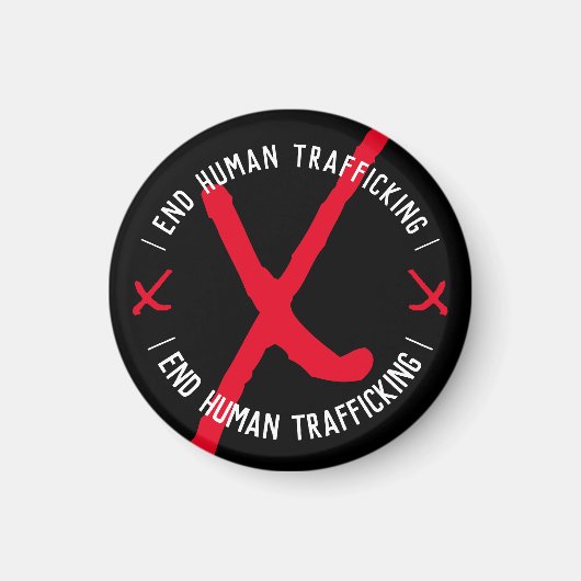 人身売買XXXを黒字化する マグネット (正面)