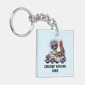 人車 キーホルダー (正面左)