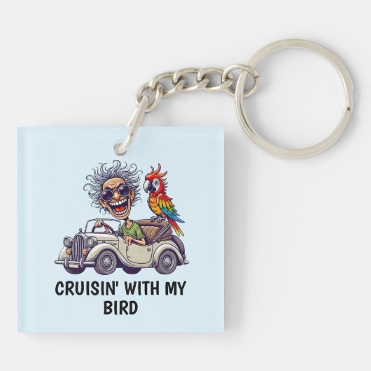 人車 キーホルダー (裏面)