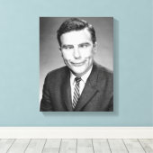 人造り顔 キャンバスプリント (インサイチュ (ウッドフロア))