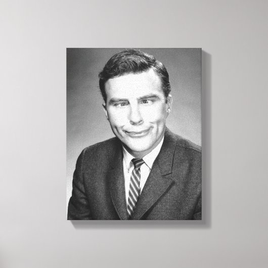 人造り顔 キャンバスプリント (正面)