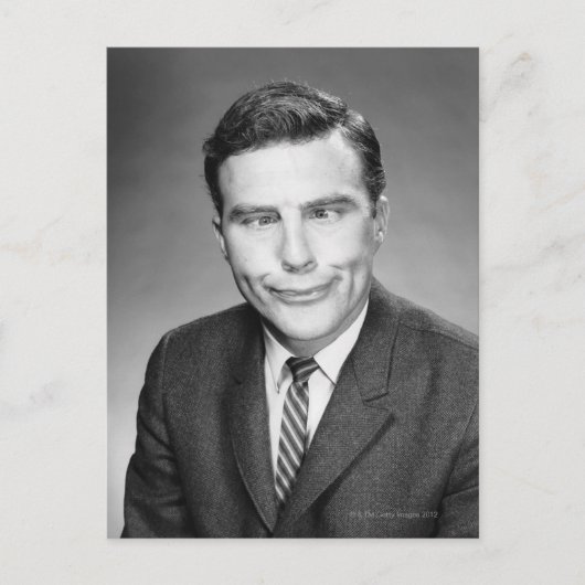 人造り顔 ポストカード (正面)